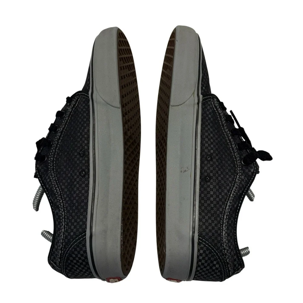 Vans Pro Ultra Cush Chukka Low Micro Check Black Gray Men‎ Size 9 S-4